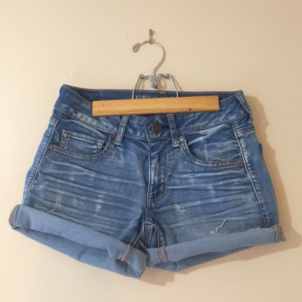 American Eagle Super Super Stretch Midi shorts